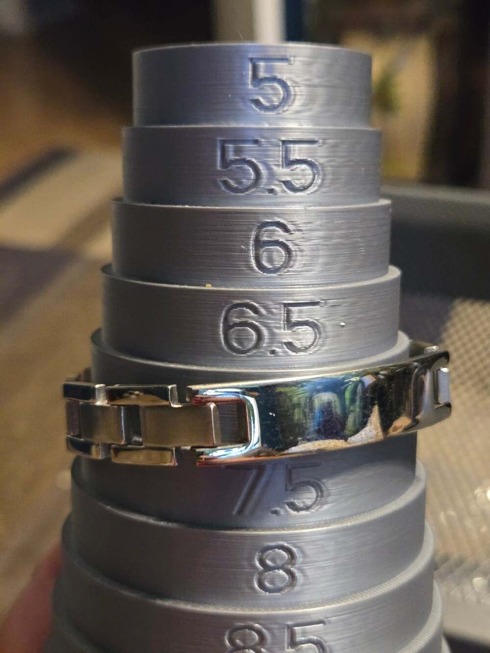 Unbranded Silver Tone Stainless Steel Link ID Bracelet